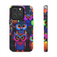Neon Gloowls. NEON Owls Tough Phone Case