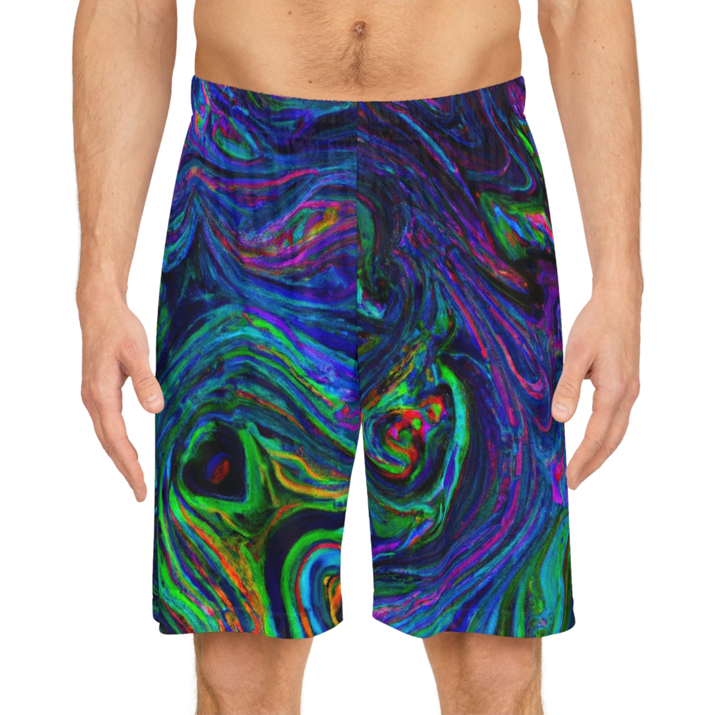 Orazio di Lombardo - Trippy Infinity Patterns Rave Shorts