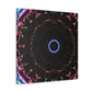 Vortex of Vibrancy Trippy Infinity Patterns Art Canvas