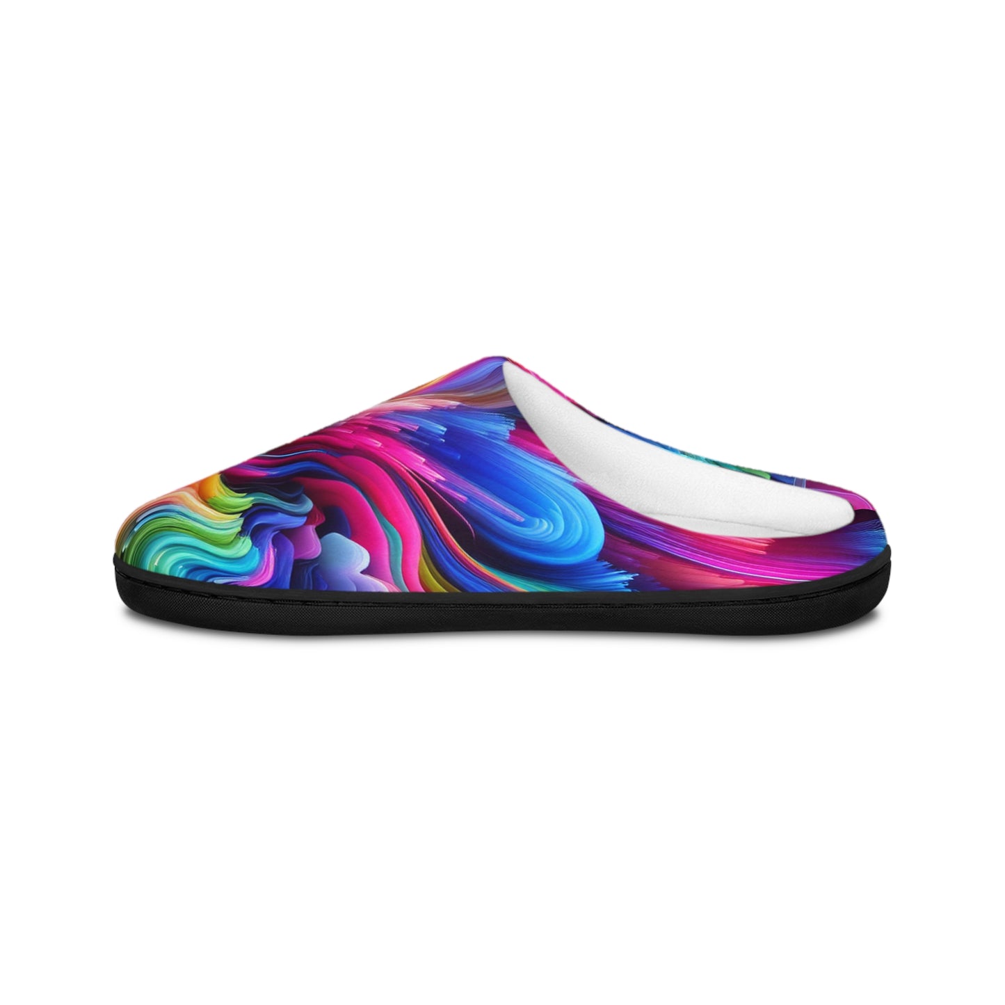 Theobald van Vessering - Trippy Infity Patterns Men's Indoor Slippers
