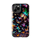 Neon Butterflies Dance NEON Butterflies Tough Phone Case Iphone 6 7 8 9 10 11 12 13 14 SE X XR XS Pro Max Mini Plus