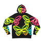 "Aurora of the Neon Butterflies" - Butterflies AOP Hoodie