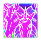Neon Splendor Unicorns. NEON Unicorns Art Canvas
