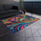 Vibrancy of the Cosmos. Infinity Patterns Outdoor Rug