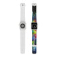 "Neon Flowscape" - Trippy Infinity Patterns Iwatch Band