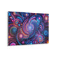 Hypno-Neon Vortex. Trippy infity Pattern 1/4" Glossy Acrylic Art