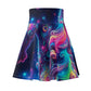 Petrus de Rijke -NEON Unicorns Woman' Skater Skirt