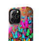 "Neonardie's Dreamscape" NEON Butterflies Tough Phone Case
