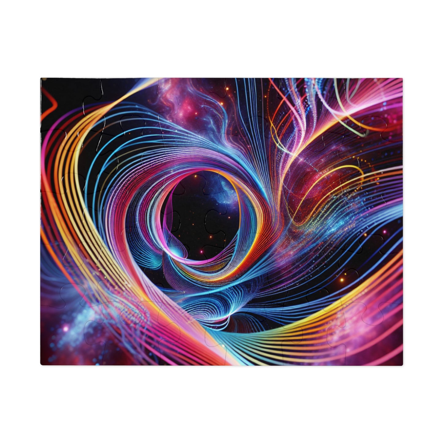 NeonInfiniti. - Neon Trippy Infinity Patterns Puzzle 30, 110, 252, and 1000 Pieces