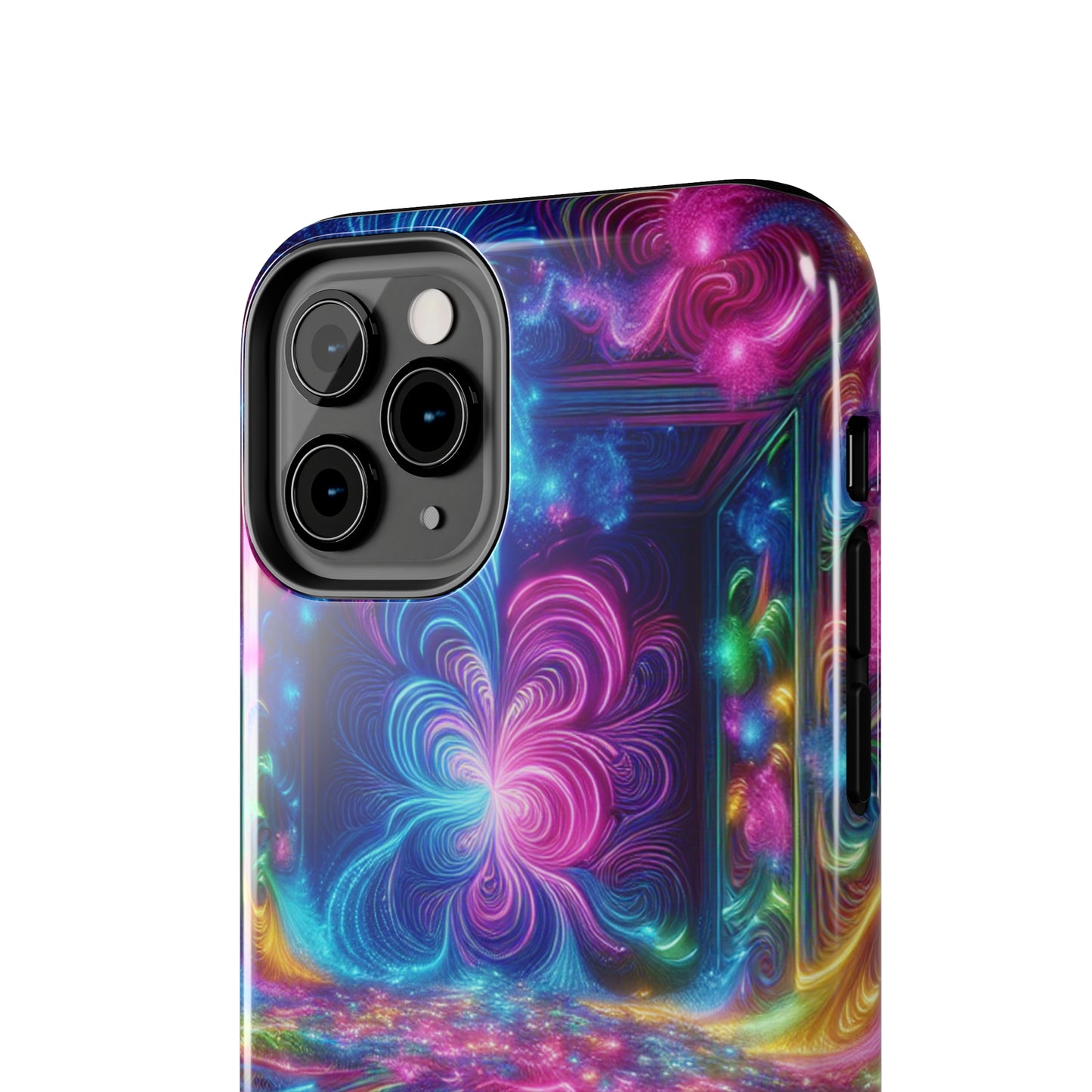 Vortex of Chromatic Wonder Trippy Infinity Patterns Tough Phone Case