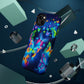 "Atmospheric Fluorescence" Neon Butterflies Premium Art Magsafe Magnet Tough IPhone 13 14 15 Pro Plus Max and Mini in Matte and Glossy Phone cases