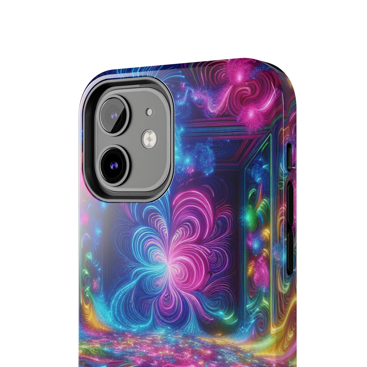 Vortex of Chromatic Wonder Trippy Infinity Patterns Tough Phone Case