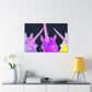 Neon Unicorn Dreamscape NEON Unicorns Art Canvas