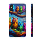 Neon Nocturnal Jazz NEON Owls Tough Phone Case