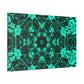 Cosmic Synesthesia Explosion. Trippy Infinity Patterns Art Canvas