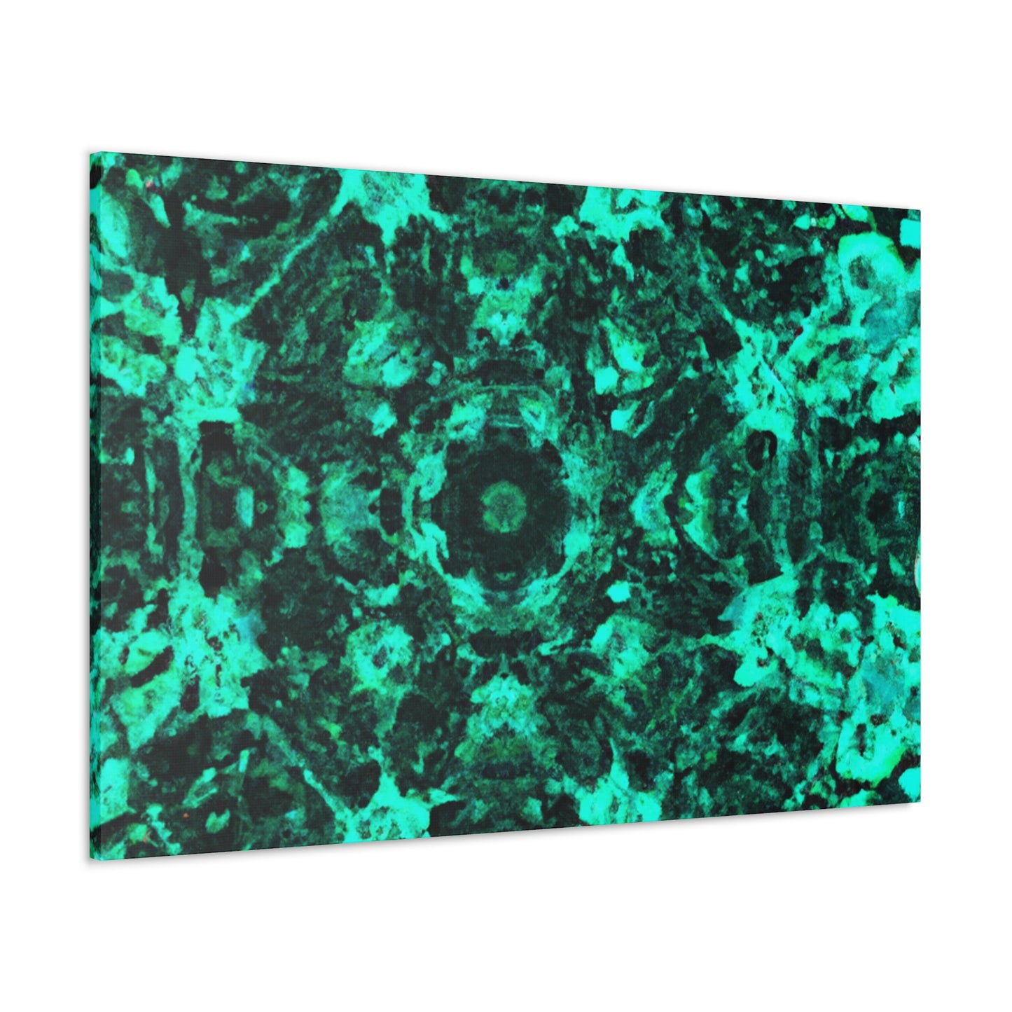Cosmic Synesthesia Explosion. Trippy Infinity Patterns Art Canvas