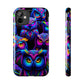 Neon Owl Congregation. NEON Owls Tough Phone Case