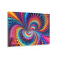 Aurora Fluxion. Trippy infity Pattern 1/4" Glossy Acrylic Art