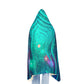 Neon DigiDreams - NEON Art Hooded Snuggle Blanket