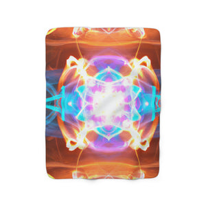 Giovanni da Arte - Trippy Infinity Patterns Sherpa Blanket