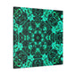Cosmic Synesthesia Explosion. Trippy Infinity Patterns Art Canvas