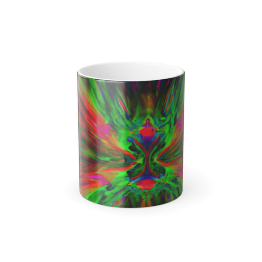 Giovanni Solari Trippy Infinity Patterns  11oz Color Morphing Mug