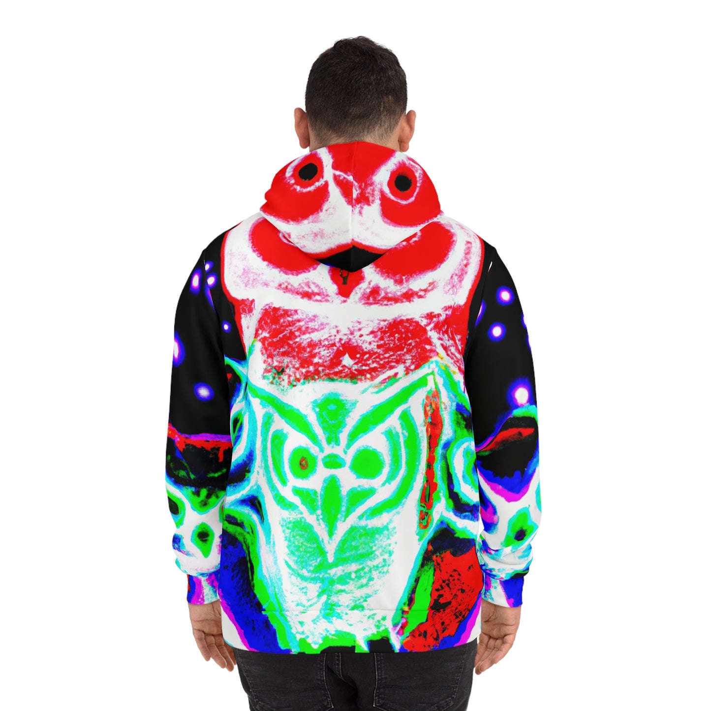 Neon Nocturne - NEON Owls AOP Hoodie