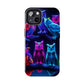 "Mystic Rally of the Neon Owls" NEON Owls Tough Phone Case