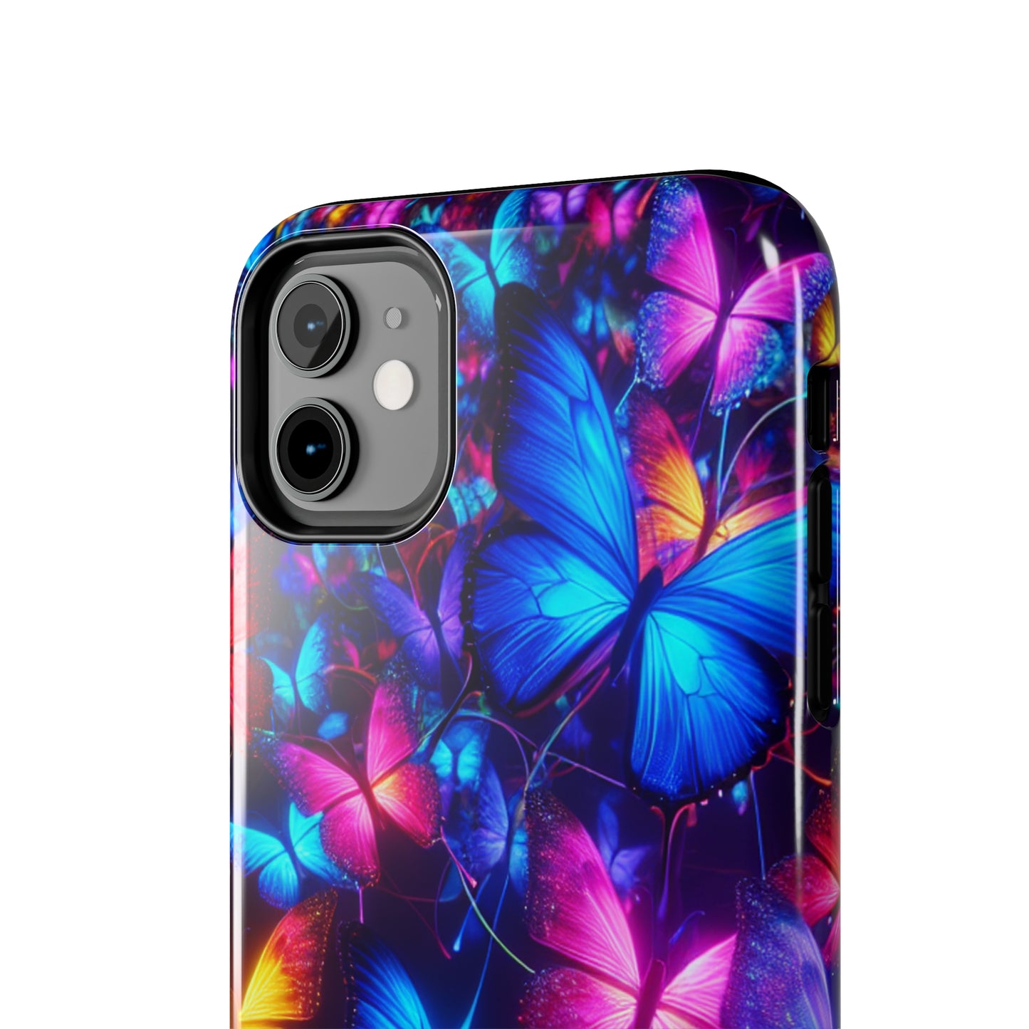 'Metamorphic Brilliance' NEON Butterflies Tough Phone Case