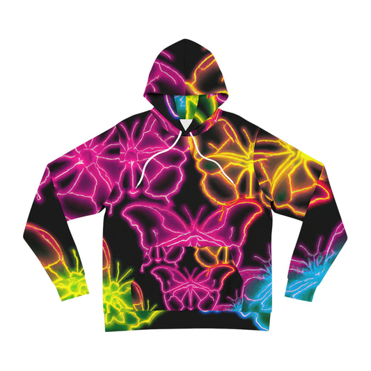 Aurora's Luminescence. - Butterflies AOP Hoodie
