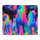 Andrea da Lucca - NEON Unicorns Microfiber Duvet Cover