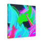 Neon Magical Joyride NEON Unicorns Art Canvas