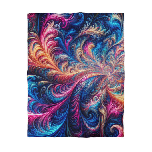 Giovanni da Rialto - Trippy Infinty Patterns Microfiber Duvet Cover