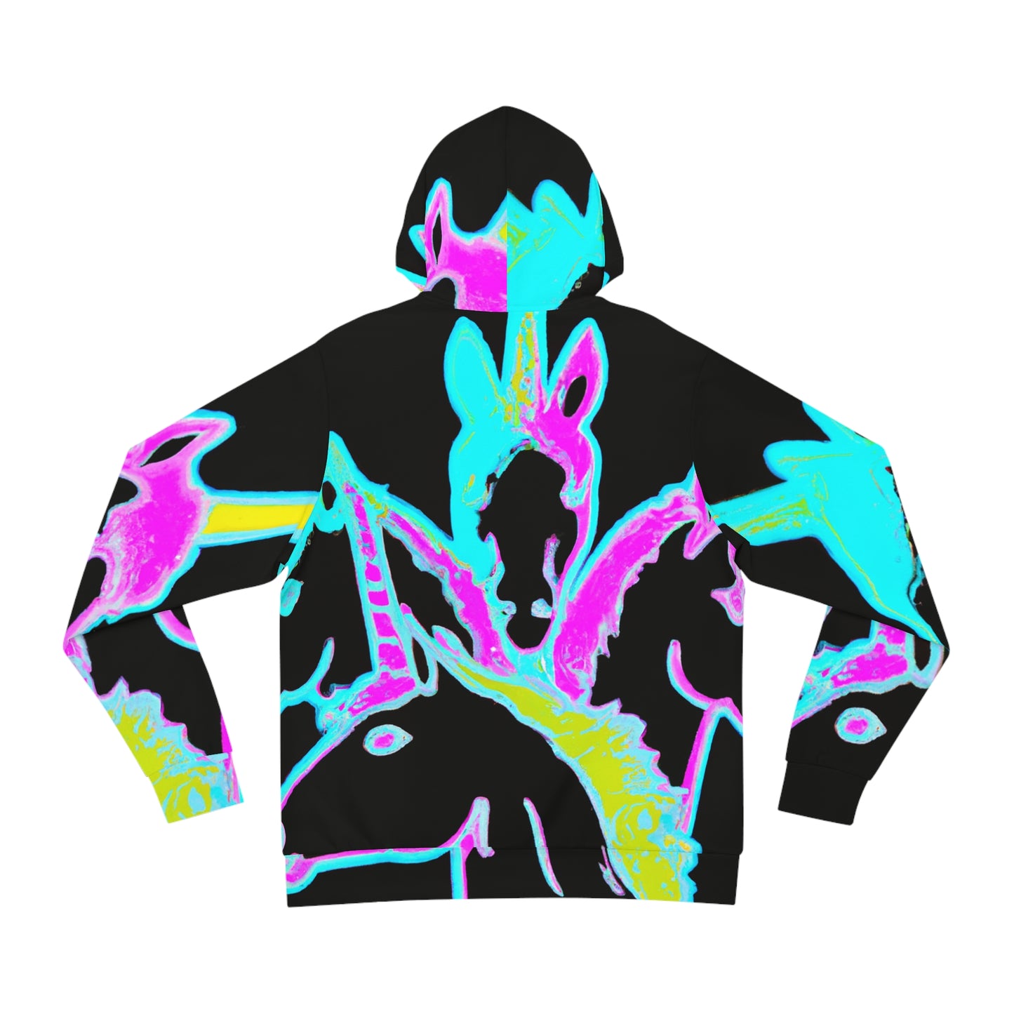 Neon Galactic Unicorns - Unicorns AOP Hoodie