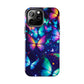 Neon Flutterings. NEON Butterflies Tough Phone Case Iphone 6 7 8 9 10 11 12 13 14 SE X XR XS Pro Max Mini Plus