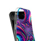 "VibranTrip Neonfinity" Infinity Patterns Art Polycarbonate Phone Case
