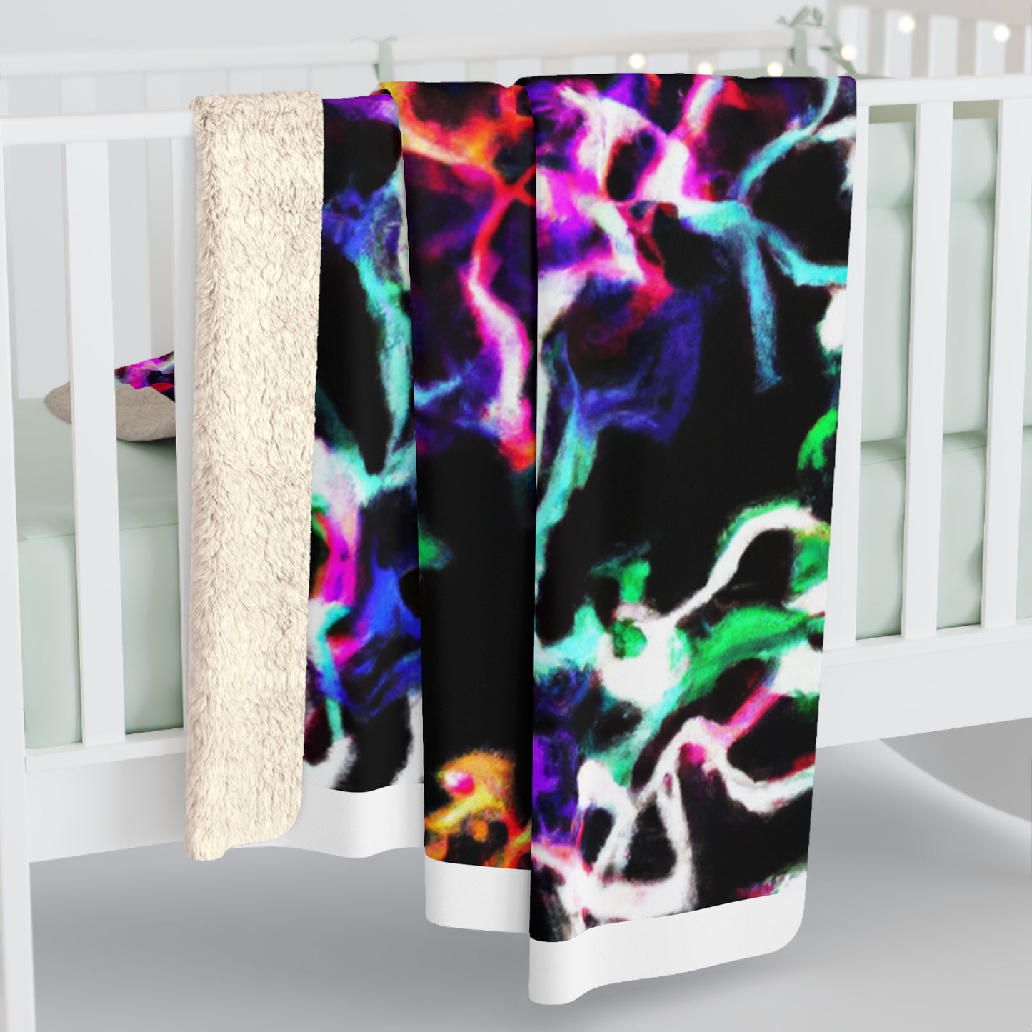 Hans van der Meer - Trippy Infinity Patterns Sherpa Blanket
