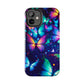 Neon Flutterings. NEON Butterflies Tough Phone Case Iphone 6 7 8 9 10 11 12 13 14 SE X XR XS Pro Max Mini Plus