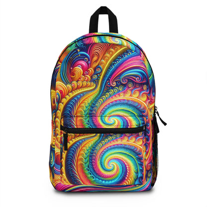 Leonardo da Slarvi - Trippy Infinity Patterns Backpack