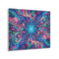 Infinite Tilted Prismatic Neon Transcendence. Trippy infity Pattern 1/4" Glossy Acrylic Art
