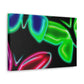 Neon Butterflies Cascade. Neon Butterflies  Art Canvas