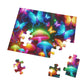 Neon Fluttergleam. - Neon Butterflies and Mushrooms Puzzle 30, 110, 252, and 1000 Pieces