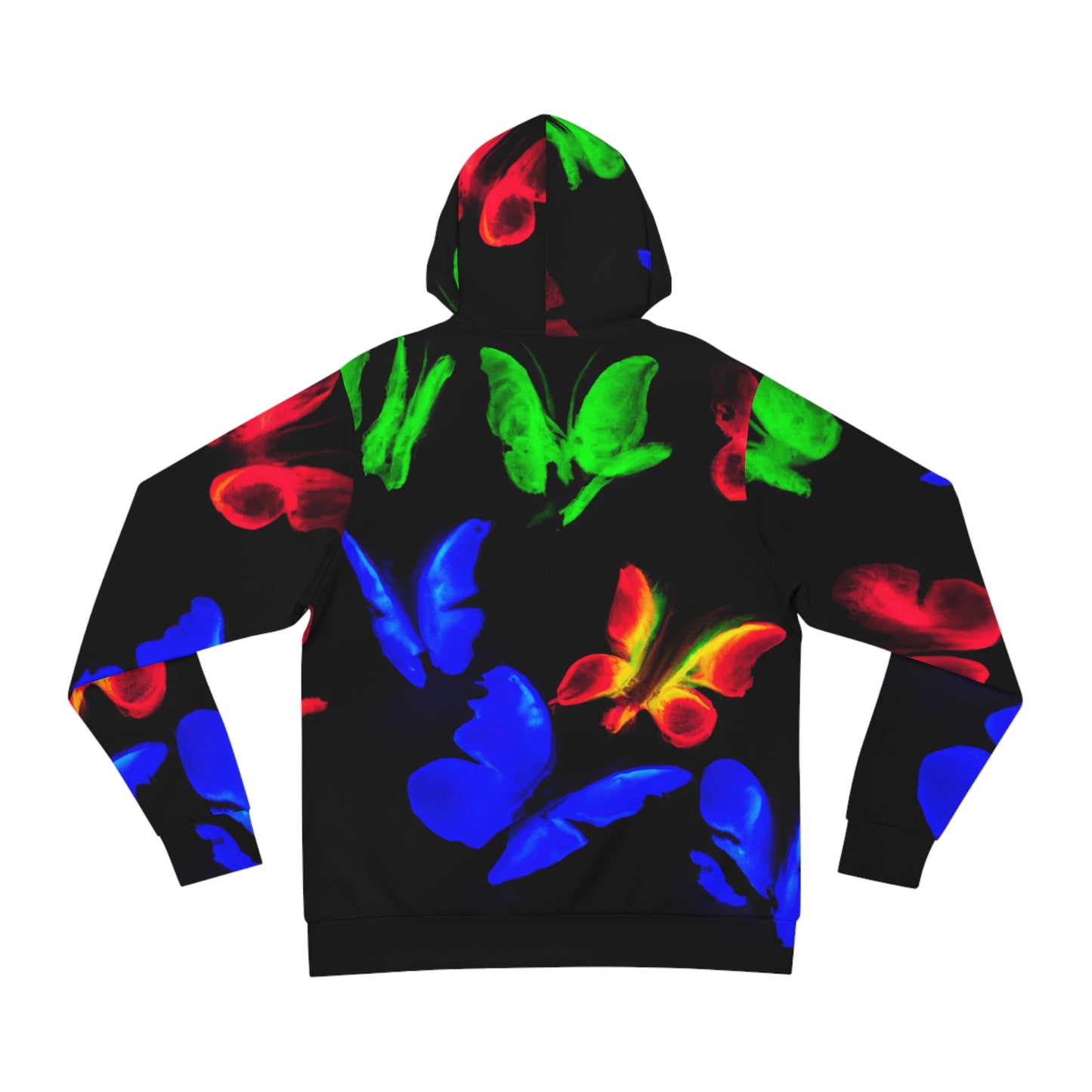 "Neon Butterfly Adagio" - Butterflies AOP Hoodie