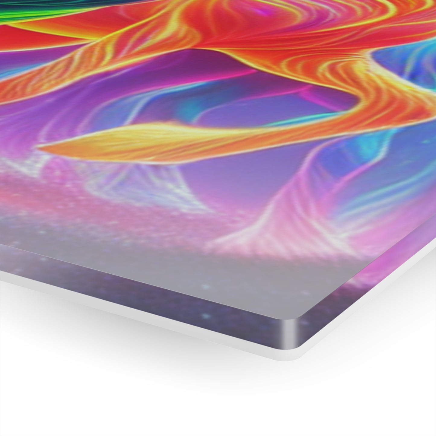 Neon Mystical Unicorns NEON Unocrons Art 1/4" Glossy Acrylic Art