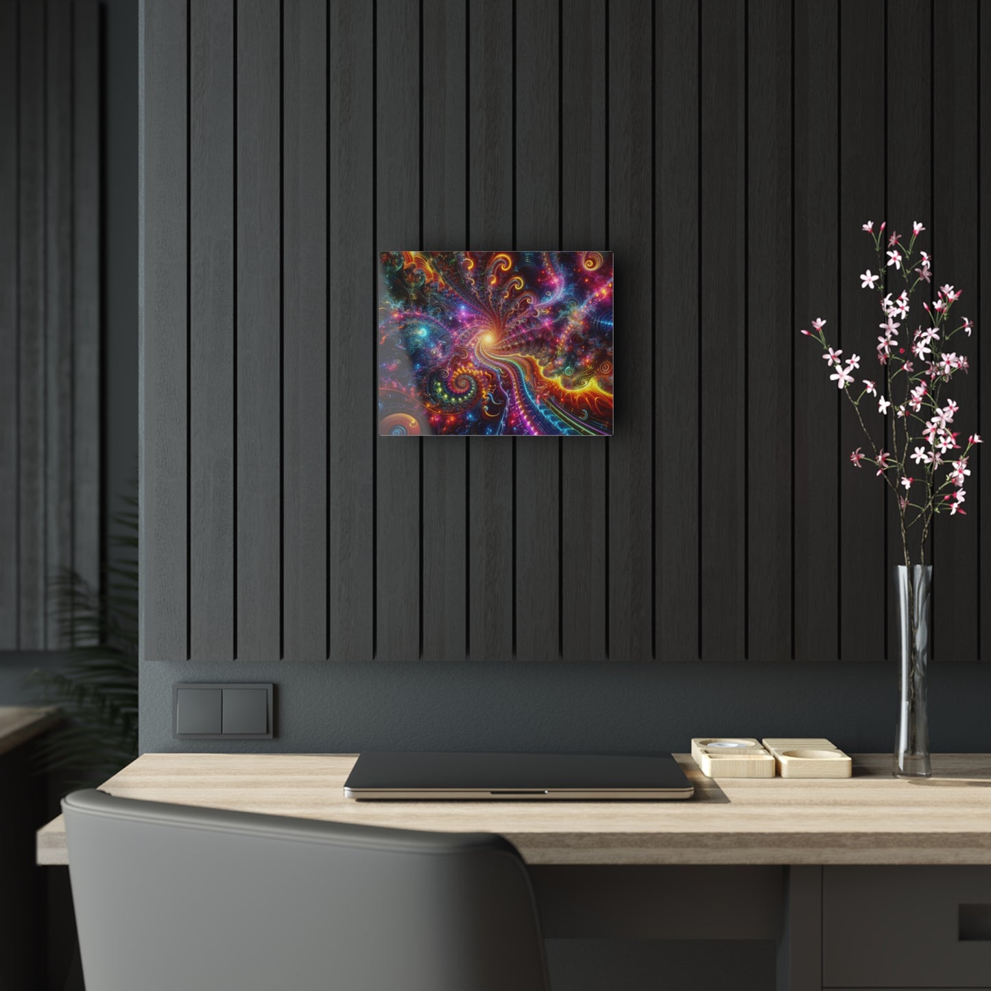 Interstellar Illuminexion Trippy infinity Pattern 1/4" Glossy Acrylic Art