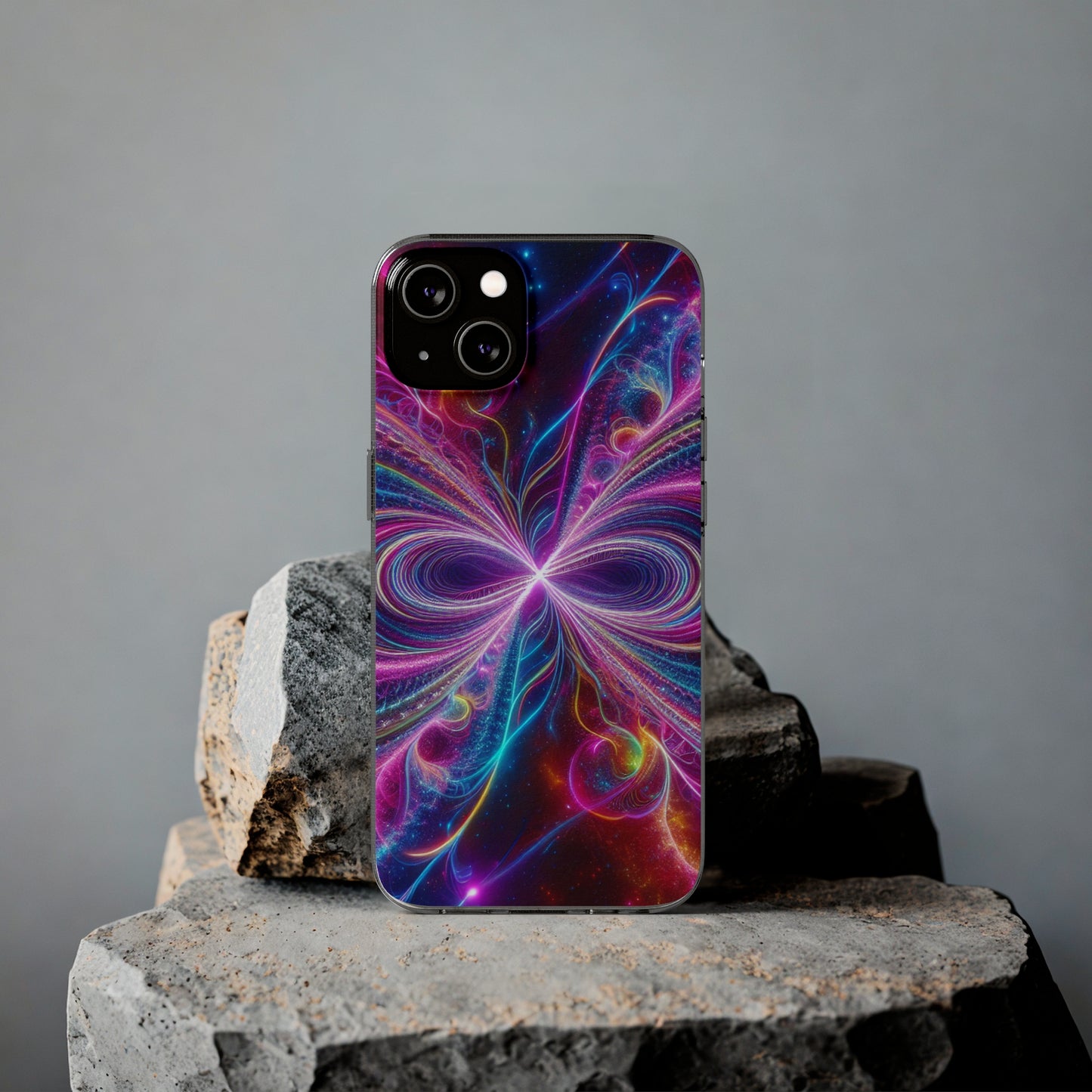 Neon Infinity Dreams Infinity Patterns Art Polycarbonate Phone Case