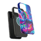 NeonNocturnals Neon Unicorns Premium Art Magsafe Magnet Tough IPhone 13 14 15 Pro Plus Max and Mini in Matte and Glossy Phone cases