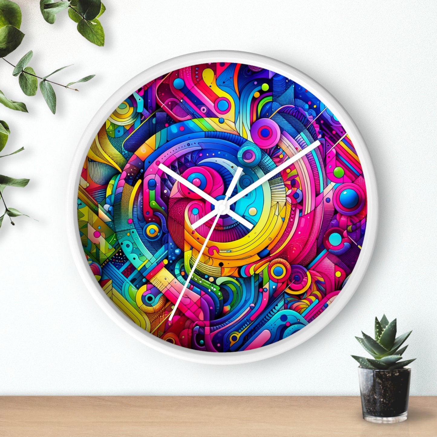 Giovanni Bonatti - Trippy Infinity Patterns Wall Clock