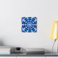 Neon Infinity Visions. Trippy Infinity Patterns Art Canvas
