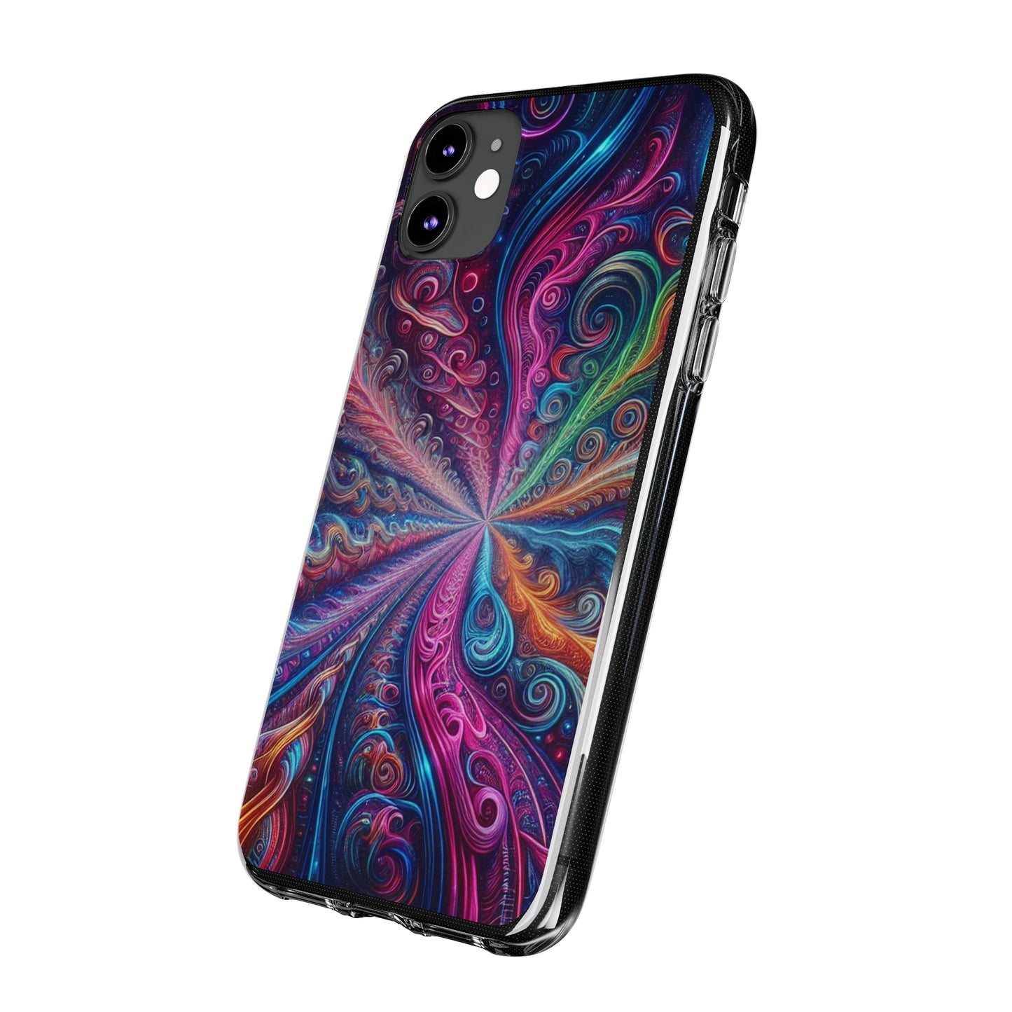 "Infinite Electrify" Infinity Patterns Art Polycarbonate Phone Case